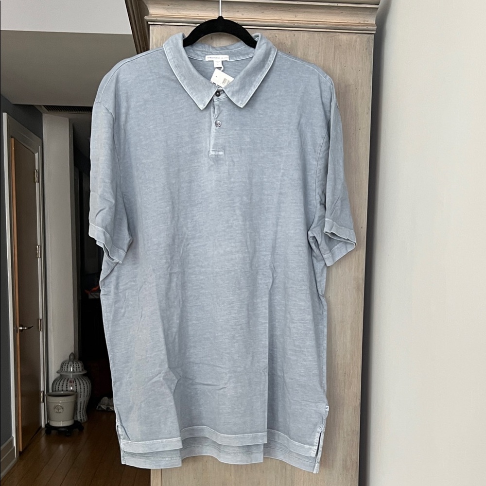 James Perse blue Polo Shirt